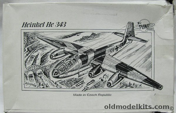 Planet Models 1/72 Heinkel He-343 Bomber, 042 plastic model kit